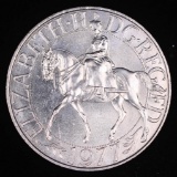 1977 GREAT BRITAIN CROWN COIN