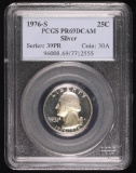 1976 S WASHINGTON QUARTER SILVER COIN......PCGS PR69DCAM
