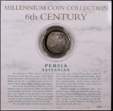 FRANKLIN MINT, MILLENIUM COIN COLLECTION 6TH CENTURY PERSIA SASSANIAN