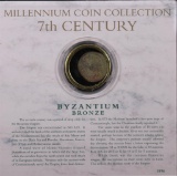 FRANKLIN MINT, MILLENIUM COIN COLLECTION 7TH CENTURY BYZANTIUM BRONZE
