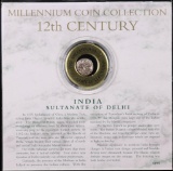 FRANKLIN MINT, MILLENNIUM COIN COLLECTION 12TH CENTURY INDIA SULTANATE OF DELHI