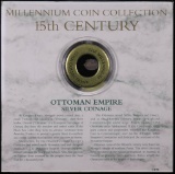 FRANKLIN MINT, MILLENNIUM COIN COLLECTION, 15TH CENTURY OTTOMAN EMPIRE SILVER COINAGE