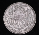 1944 CANADA SILVER HALF DOLLAR COIN