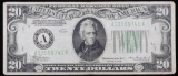 1934 $20 FEDERAL RESERVE PAPER MONEY NOTE