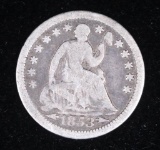 1853 ARROWS SILVER HALF DIME COIN