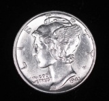 1945 MERCURY SILVER DIME COIN GEM BU UNC MS+++