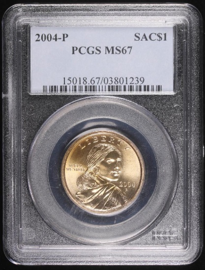 2004 P SACAGAWEA $1 COIN PCGS MS 67