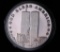 1oz .999 FINE SILVER ROUND **GOD BLESS AMERICA TWIN TOWERS**