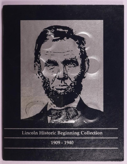 LINCOLN HISTORIC BEGINNING COLLECTION 1909-1940 COMPLETE PENNY BOOK