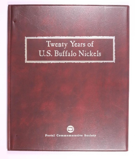 TWENTY YEARS OF U.S. BUFFALO NICKELS COMPLETE BOOK