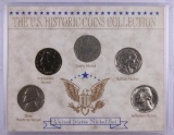 U.S. HISTORIC COINS COLLECTION, UNITED STATES NICKEL 5 COIN SET