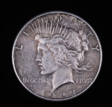 1923 S PEACE SILVER DOLLAR COIN