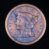 1844 US LARGE CENT COPPER CENT COIN