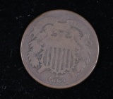 1864 TWO CENT COPPER CENT PIECE US COIN