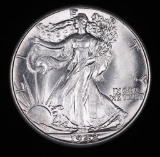 1942 WALKING LIBERTY SILVER HALF DOLLAR COIN GEM BU UNC MS+++