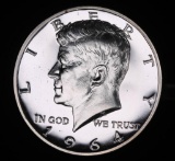 1964 KENNEDY **ACCENT HAIR** PROOF SILVER HALF DOLLAR COIN **RARE VARIETY**