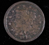 1845 LARGE CENT COPPER US COIN