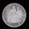 1853 ARROWS LIBERTY SEATED SILVER DIME COIN