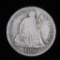 1876 LIBERTY SEATED SILVER DIME COIN