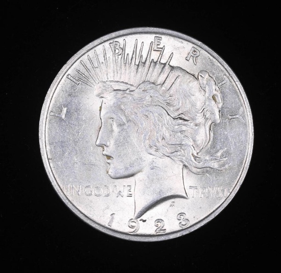 1923 PEACE SILVER DOLLAR COIN