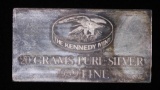 20 GRAMS .999 FINE SILVER BAR **KENNEDY MINT**