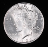 1922 PEACE SILVER DOLLAR COIN GEM BU UNC MS+++