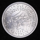 1969 EQUATORIAL AFRICAN STATES 1 FRANC COIN