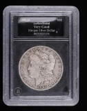 1892 O MORGAN SILVER DOLLAR COIN W/ COLLECTOR SLAB CASE