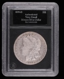 1899 O MORGAN SILVER DOLLAR COIN W/ COLLECTOR SLAB CASE