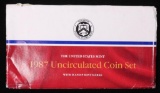 1987 US MINT COIN SET WITH PACKAGING
