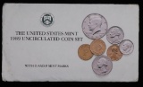 1989 US MINT COIN SET WITH PACKAGING