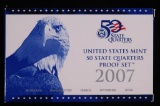 2007 US MINT STATEHOOD QUARTERS PROOF SET W/ BOX
