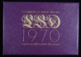 1970 COINAGE OF GREAT BRITAIN PROOF SET WITH BOX