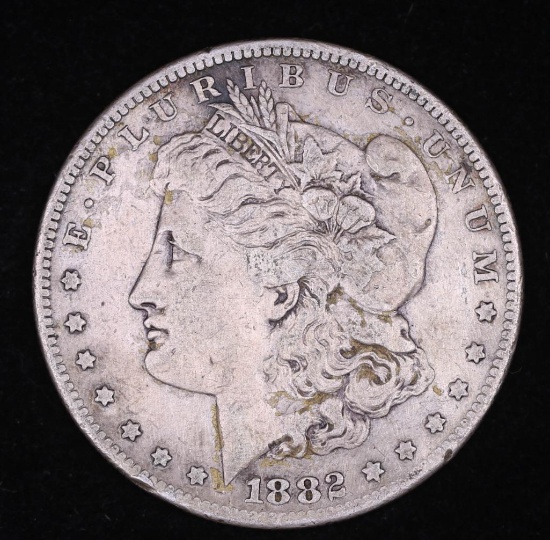 1882 S MORGAN SILVER DOLLAR COIN