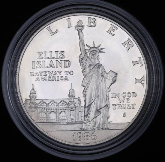 1986 US COMMEMORATIVE SILVER DOLLAR PROOF COIN **LIBERTY**