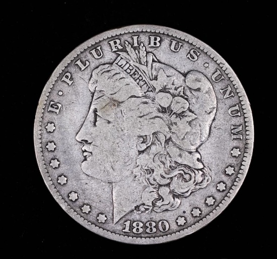 1880 MORGAN SILVER DOLLAR COIN