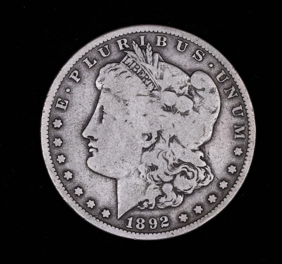 1892 S MORGAN SILVER DOLLAR COIN **SEMI KEY DATE**