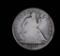 1871 S SEATED LIBERTY SILVER HALF DOLLAR COIN