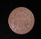 1865 TWO CENT COPPER US TYPE COIN PIECE