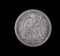 1877 CC SEATED SILVER LIBERTY DIME COIN