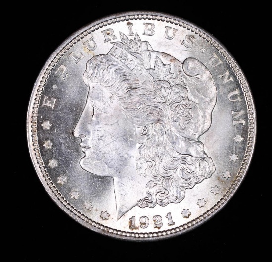 1921 MORGAN SILVER DOLLAR COIN GEM BU UNC MS+++