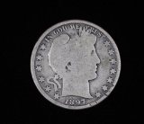 1897 BARBER SILVER HALF DOLLAR COIN