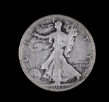 1917 D WALKING LIBERTY SILVER HALF DOLLAR COIN **OBVERSE**