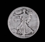 1919 D WALKING LIBERTY SILVER HALF DOLLAR COIN