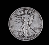 1928 S WALKING LIBERTY SILVER HALF DOLLAR COIN