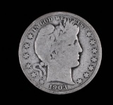 1903 S BARBER SILVER HALF DOLLAR COIN