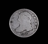 1827 BUST SILVER DIME COIN