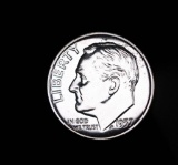 1957 ROOSEVELT SILVER DIME COIN PROOF++