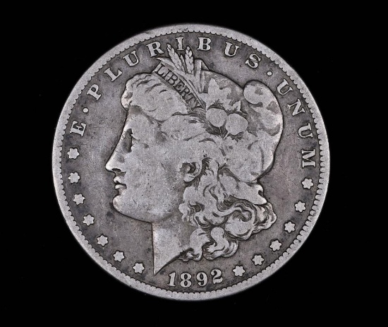 1892 S MORGAN SILVER DOLLAR COIN