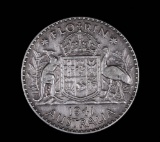 1941 AUSTRALIA FLORIN SILVER COIN .3363 ASW